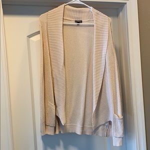 Express pale pink lightweight cardigan size M